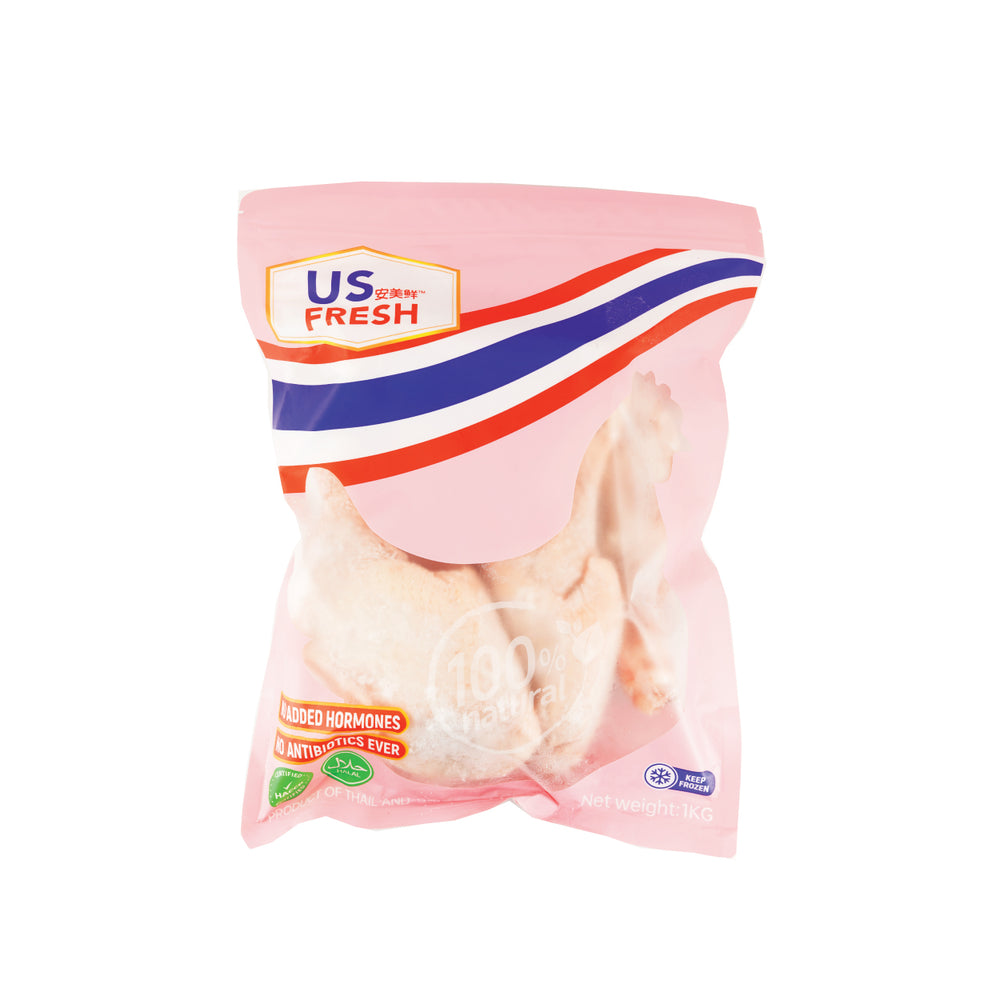 US Fresh Thailand Hormones Free Chicken Whole Leg (1000g)泰國無激素純天然雞全髀 (1000g)